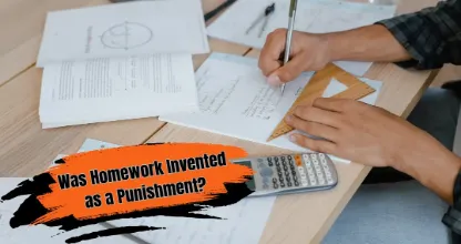 This image is about Should Homework be Banned